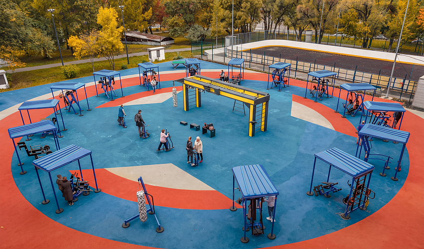 Площадки для занятий спортом появятся по проекту КРТ в районе Новокосино